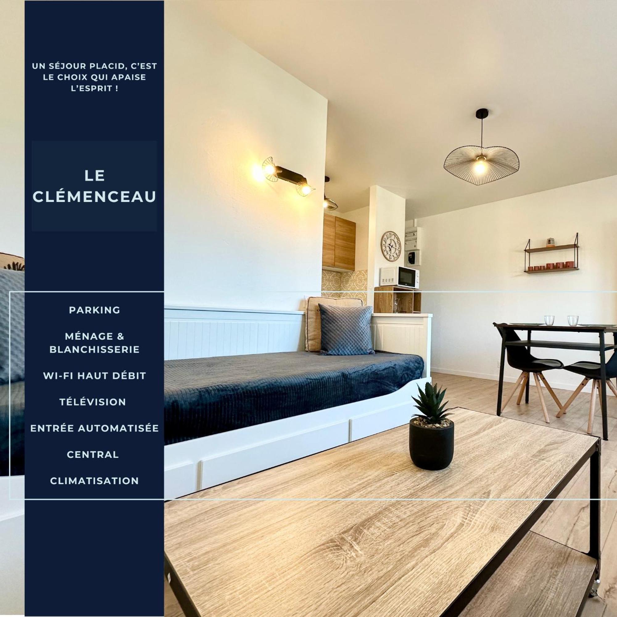 蒙德马桑Le Clemenceau - Parking Prive - Fibre & Clim公寓 外观 照片